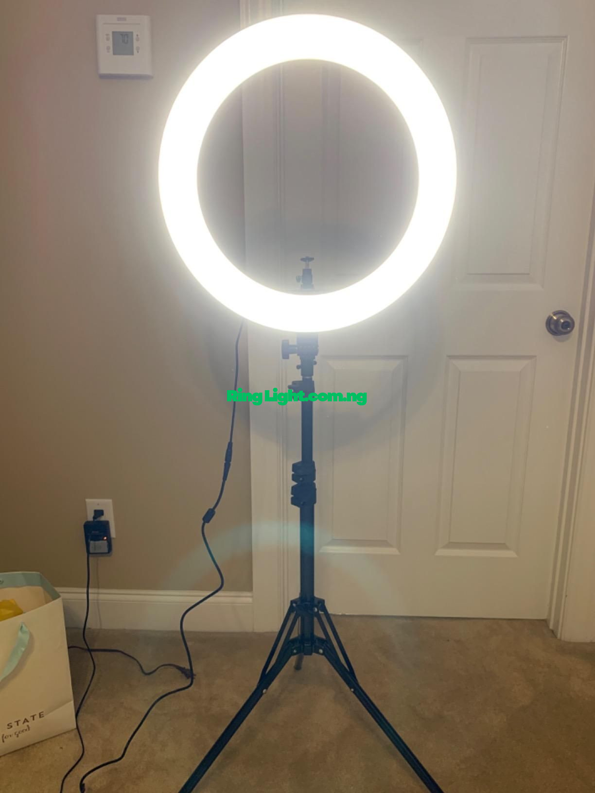 Professional LED Ring Light – Adjustable Brightness Ring Light with Stand for Photography & Video